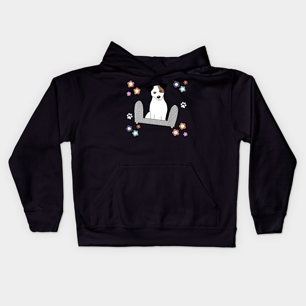 Jack Russell Terrier Gifts Owners Love Kids Hoodie by 3QuartersToday